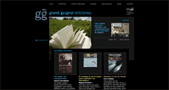 Desktop Screenshot of grandguignolediciones.com