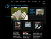 Tablet Screenshot of grandguignolediciones.com